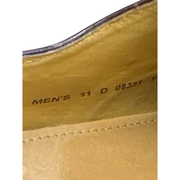 Cole Haan Mens Brown Leather Oxford dress shoes Size 11D SKU 6837